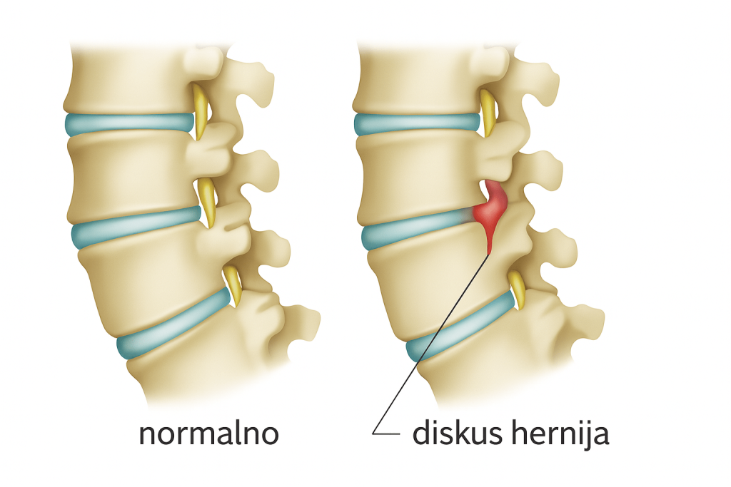 Diskus hernija